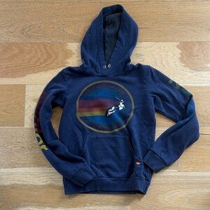 Aviator Nation Hoodie with Multicolor Logo